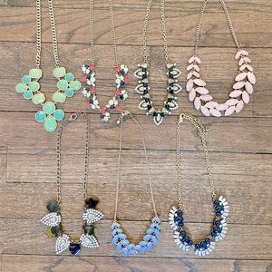 Lot of 7 statement necklaces